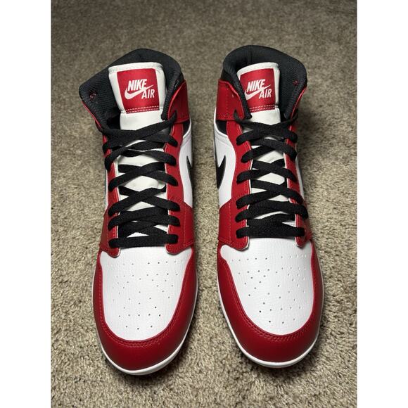 Nike Air Jordan 1 Retro MCS \'Chicago\' Baseball Cleats AV5354-611 Mens Size 10.5 main image 5